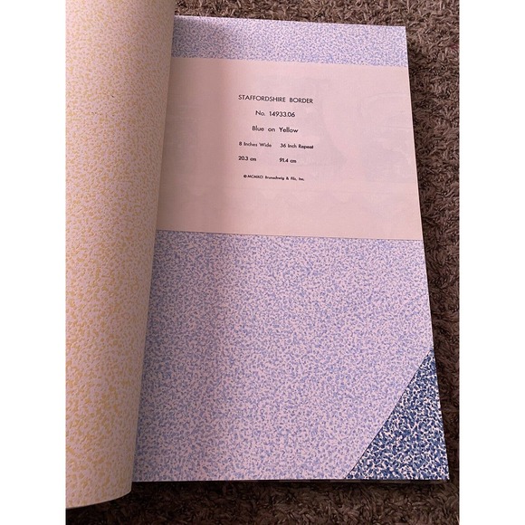 Brunschwig & Fils Feather Collection Wallpapers 1980S Vol 38 Large Swatch Book - Picture 10 of 11